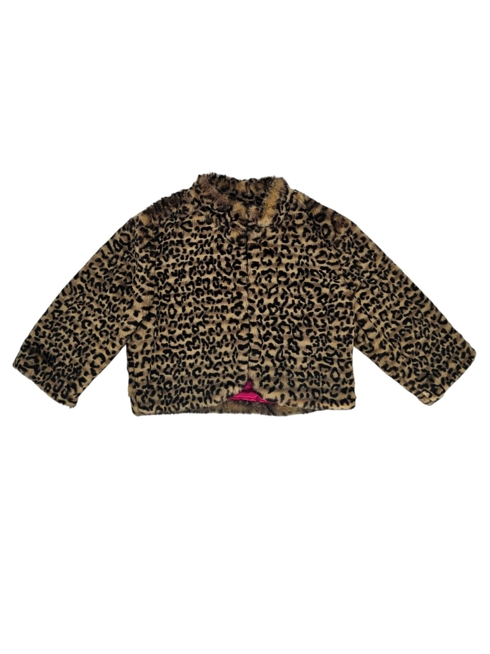 Nana Inspired Leopard Faux Fur Jacket Mcbling